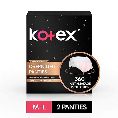 Buy Kotex Overnight Panties Periodwear For Sanitary Protection Ml