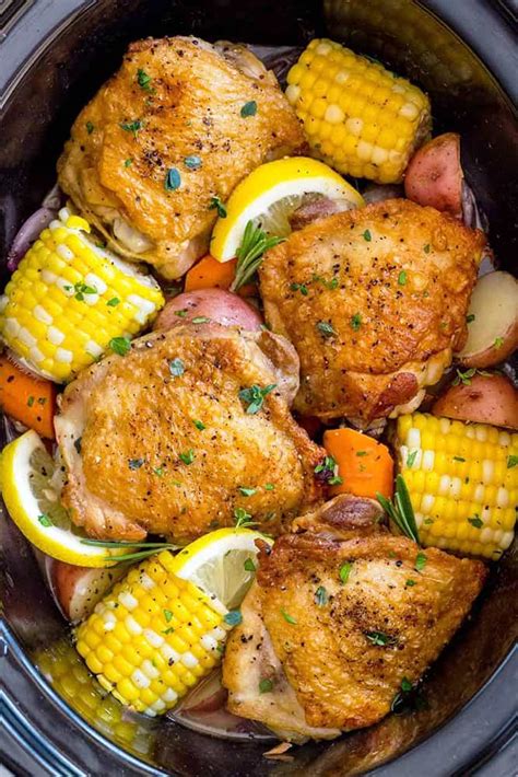 This easy crock pot chicken recipe is a great way to gather your people around the table without a lot of fuss. 31 Scrumptious Chicken Crock-Pot Recipes for Busy Moms