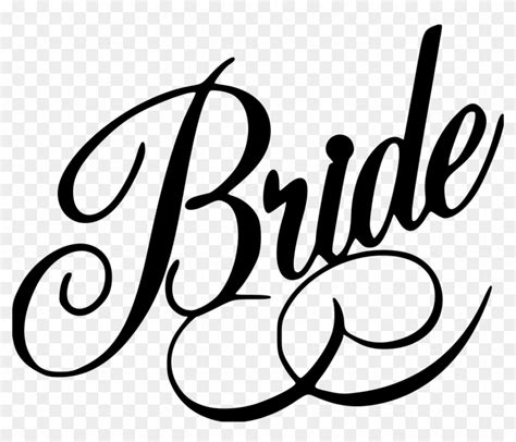 Bride Script File Size Bride And Groom Font Free Transparent Png