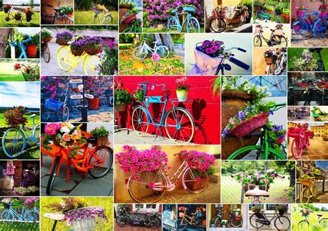 Puzzle Collage Bikes 1 500 Pieces Puzzle