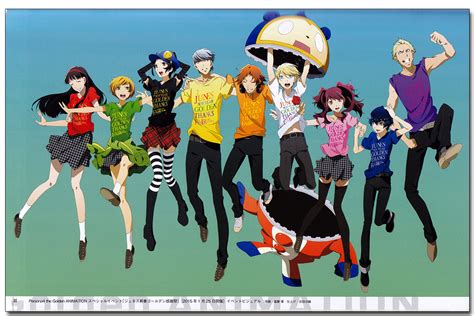 Persona 4 The Golden Animation Official Illustrations And Art Works Art