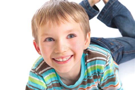 Smiling Boy Stock Photo Image Of Kiddie Joyful Isolated 8318598