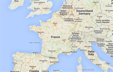 Mapa de Francia donde está queda país encuentra localización