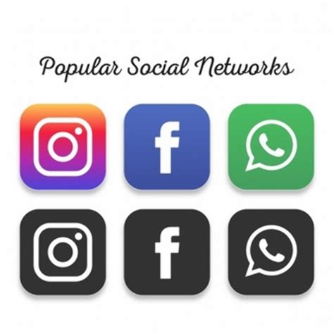 Download High Quality Facebook Instagram Logo Social Media Transparent