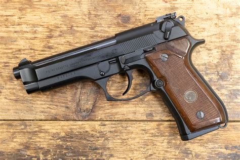 Beretta 92f 9mm 15 Round Trade In Pistol With Wood Grips Sportsmans