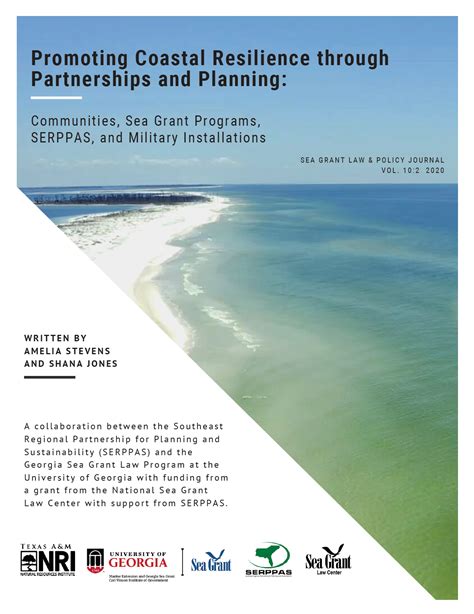 Promoting Coastal Resilience Through Partnerships And Planning Texas