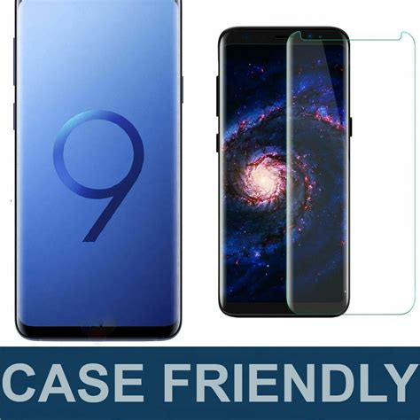 S Tech Case Friendly Tempered Glass Screen Protector For Samsung Galaxy S9 Plus
