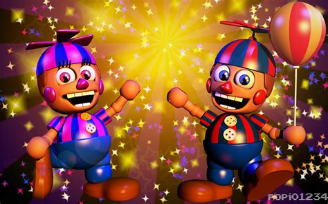 Fnaf World Charaters Pack Balloon Boy And Jj By Popi01234 On Deviantart