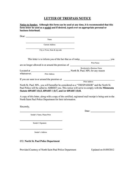 Cease And Desist Trespassing Letter Template ~ Resume Letter