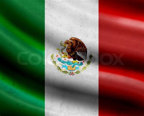 Grunge Mexico Flag Stock Image Colourbox