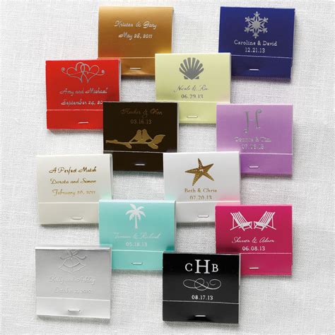 Personalized Matchbooks | #exclusivelyweddings | # ...