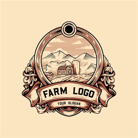 Premium Vector Farm Vintage Logo