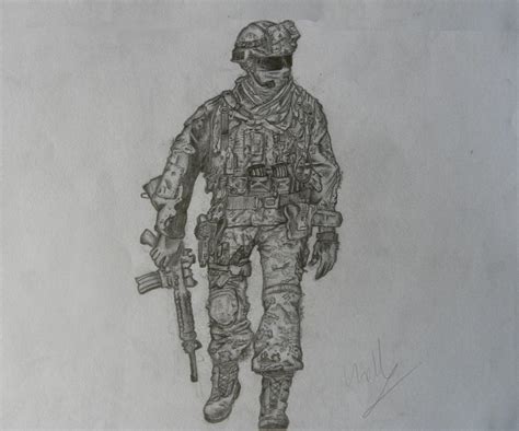 Call Of Duty Soldier By Zarzill On Deviantart