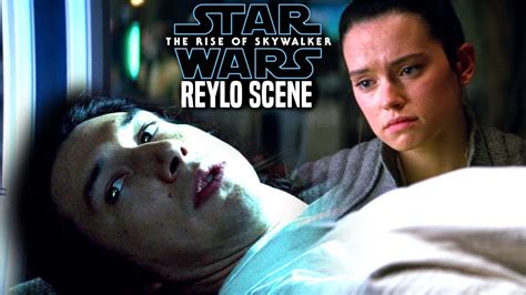 the rise of skywalker reylo scene leaks star wars episode 9 youtube