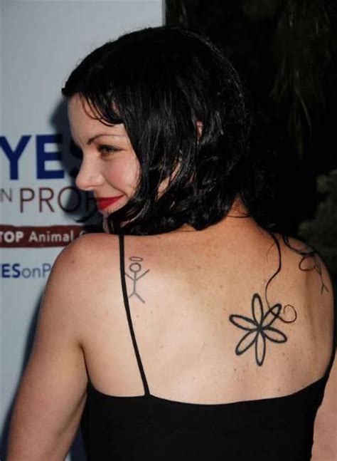 Pauley Perrette Tattoos Celebritiestattooed Com