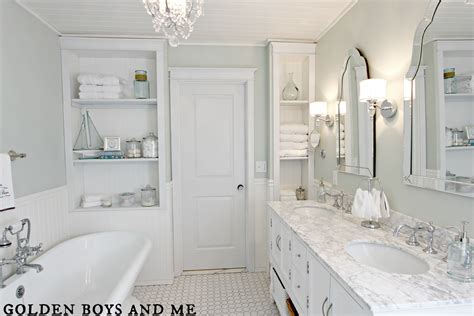 Golden Boys And Me Master Bathroom Pedestal Tub White