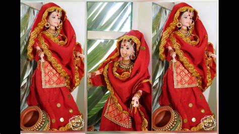 बिना सीले बनाए पंजाबी दुल्हनpunjabi Bride Barbie Doll Makinghow To Make Indian Punjabi Barbie