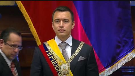 Daniel Noboa Asume Como Presidente En Ecuador