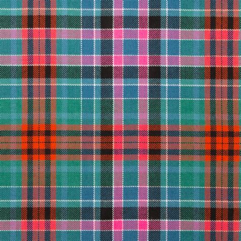 Gordon Red Ancient Light Weight Tartan Fabric Lochcarron Of Scotland