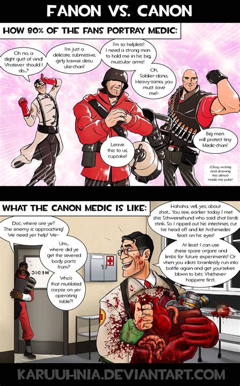 Medic Fanon Vs Canon Team Fortress 2 Know Your Meme