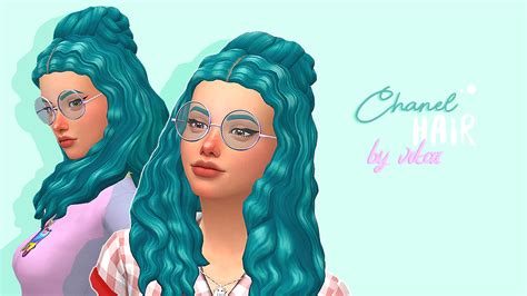 Sims 4 Maxis Match Cc Imvikai Chanel Hair By Vikai Bgc Base Game