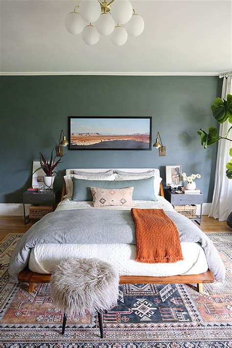 20 Sage Green Accent Wall Bedroom