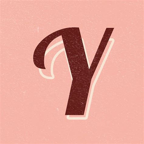 Download Free Psd Image Of Letter Y Font Printable A To Z Stylish