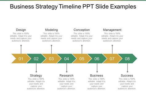 Business Strategy Timeline Ppt Slide Examples Powerpoint Presentation