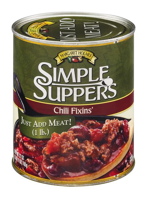 Margaret Holmes Simple Suppers Chili Fixins 27 Oz