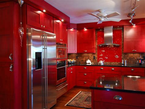 Red Kitchen Cabinets Dos And Donts Home Dreamy