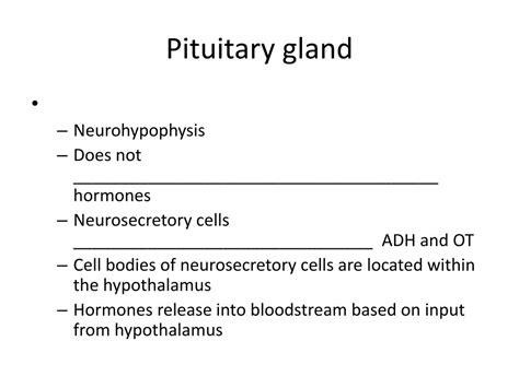 Ppt Pituitary Gland Powerpoint Presentation Free Download Id1930758