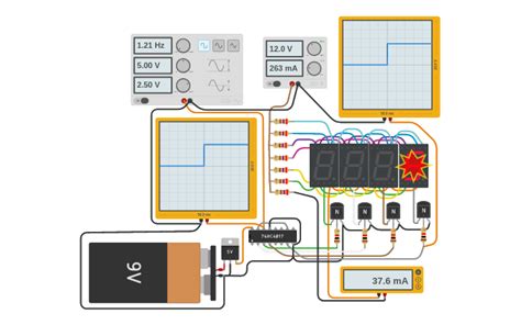 Circuit Design Explaining Multiplex Circuits Tinkercad