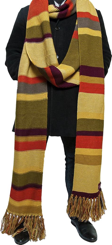 Doctor Who Fourth Doctor Tom Baker Shorter Scarf Official Bbc