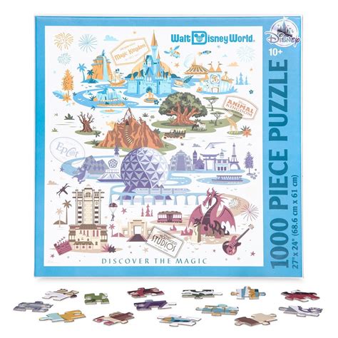 Disney Walt Disney World Resort Map 1000 Piece Jigsaw Puzzle