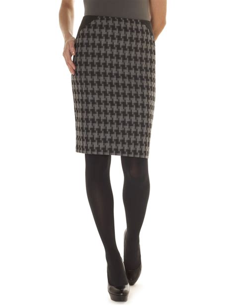 The Limited Houndstooth Pencil Skirt Houndstooth Pencil Skirt