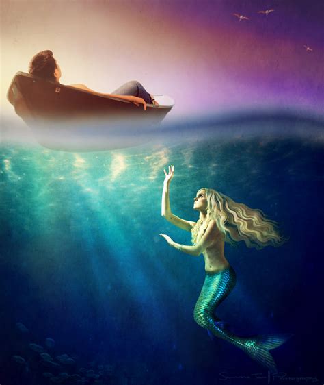 The Mermaid And The Sailor A Mermaid Found A Swimming Lad Flickr