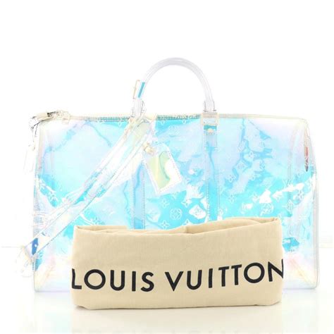 Louis Vuitton Keepall Bandouliere Bag Limited Edition Monogram Prism