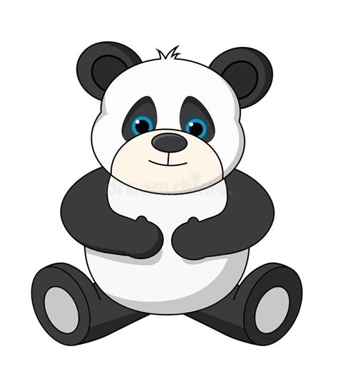 Teddy Panda Bear Cartoon Emotions Set 5 Stock Vector Illustration Of