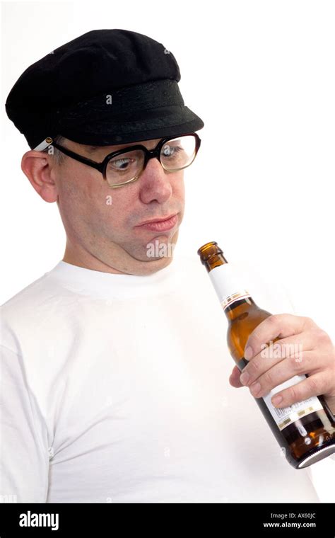 Man Holding Beer Bottle Stock Photo Alamy