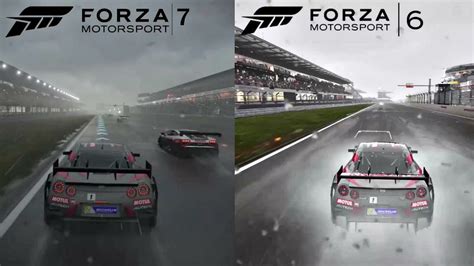 Forza 7 Xbox One X Vs Forza 6 Xbox One S Graphics Comparison Youtube