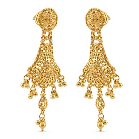 22 Carat Gold Filigree Earring Gold Earrings UK