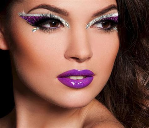 Colorful Xotic Eyes Women Reusable Adhesive Crystal Eye Makeup Costume Burlesque Ebay