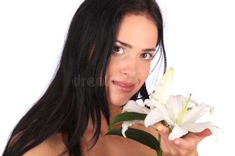 Beauty Spa Woman Portrait Beautiful Girl Isolated Stock Image Image Of Girl Clean 55408089