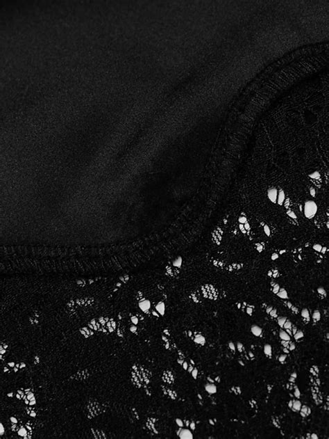 Womens Party Dress Lace Dress Holiday Dress Midi Dress Black White Sleeveless Pure Color Lace