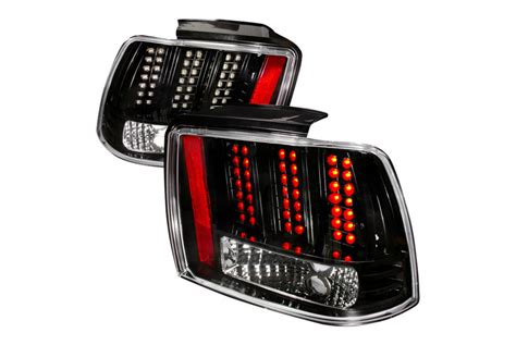 Spec D Tuning® Ford Mustang 1999 2004 Black Led Tail Lights