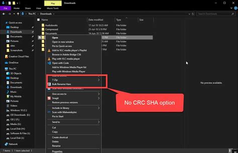 How To Remove Crc Sha Option From Context Menu In Windows 10