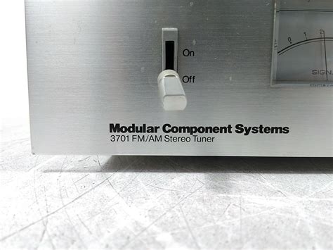 Limited Testing Mcs Modular Component System 3701 Amfm Stereo Tuner As