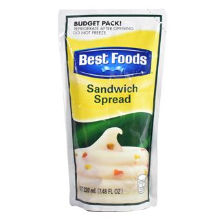 We did not find results for: BEST FOODS SANDWICH SPREAD DOY 220ML - SRS Sulit