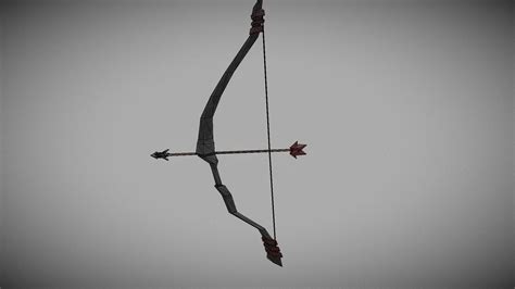 Bow And Arrow Download Free 3d Model By Rodrigomoraes C7781a6