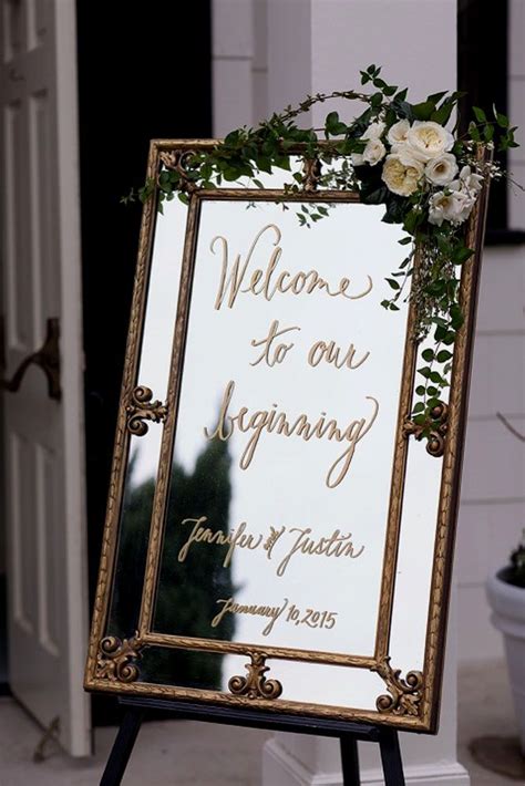 42 Fabulous Mirror Wedding Ideas Wedding Forward Mirror Wedding